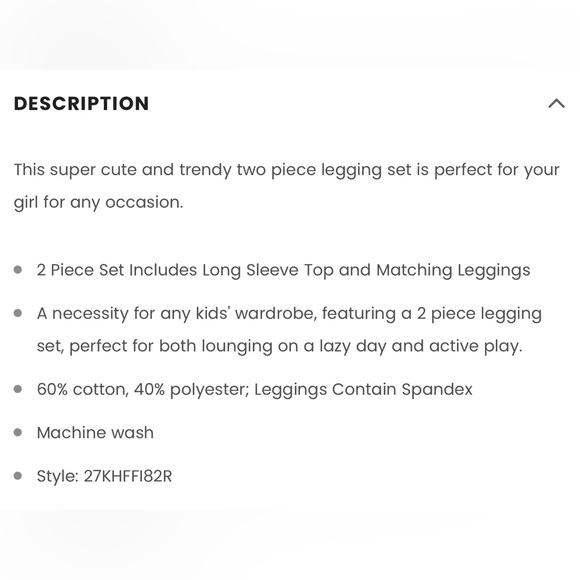 Kids Headquarters Little Girls 2 Piece Set - Picture 4 of 4